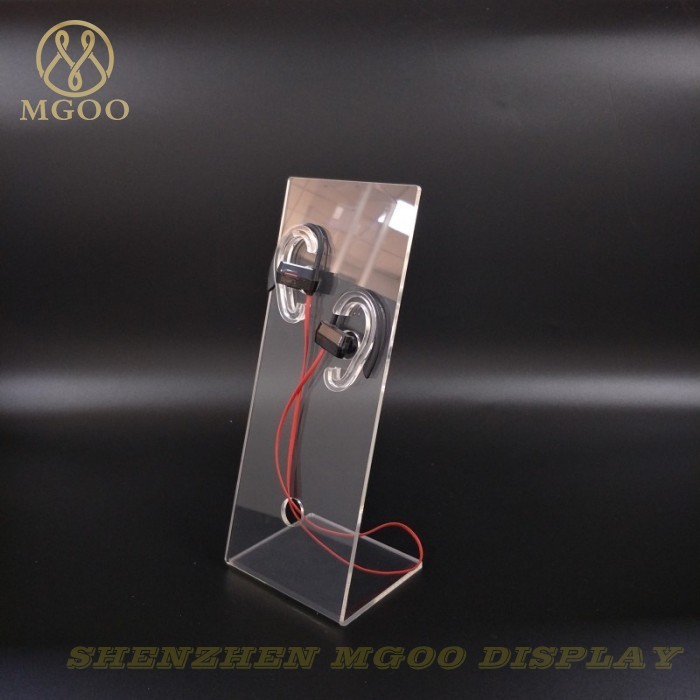 clear earphones holder